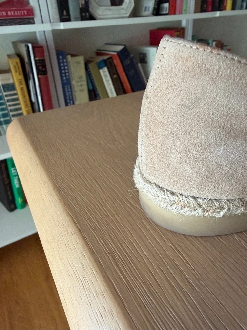Paul Green Taupe Suede Espadrille Flats - UK 8, US 10.5